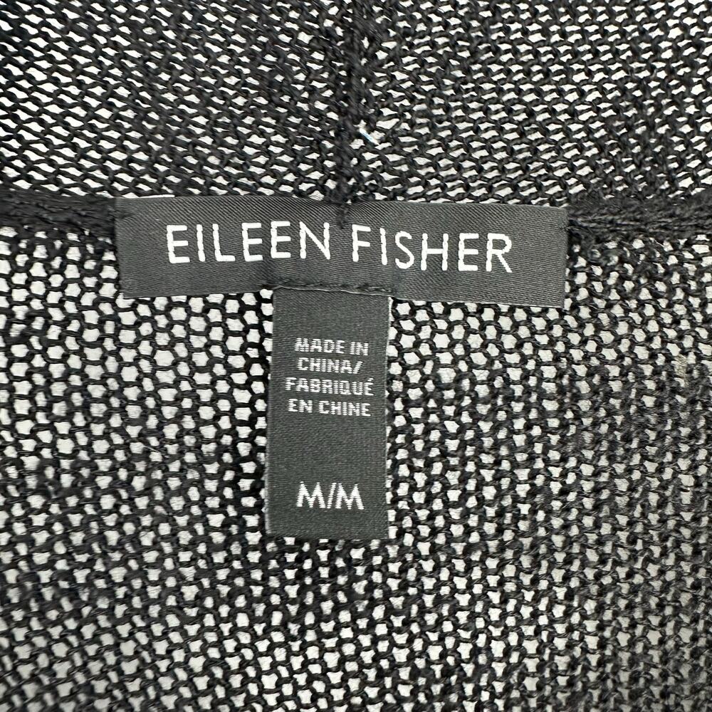 Eileen Fisher Womens Linen Open CardiganLightweight Lagenlook Minimalist Casual - Picture 2 of 8